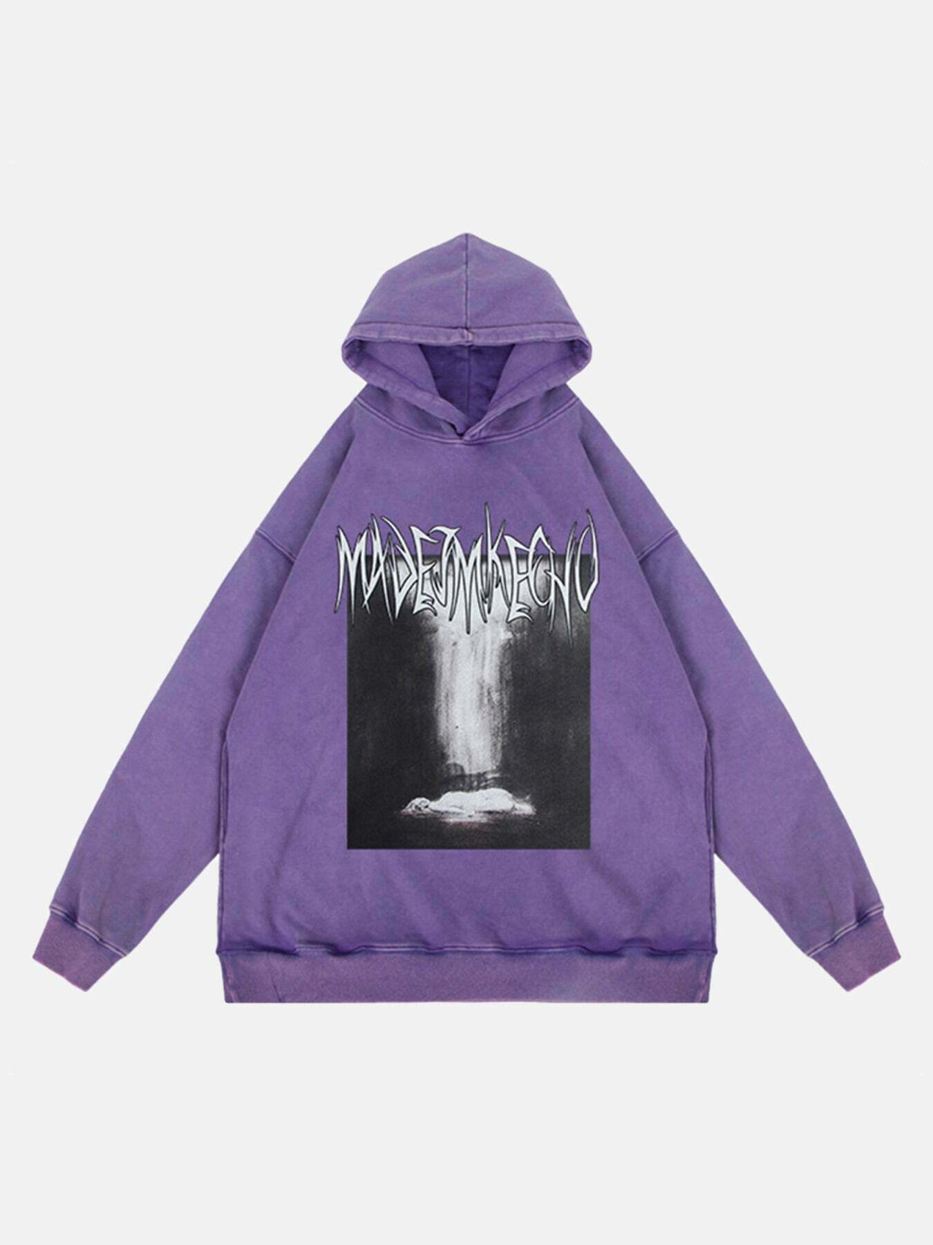 Abstract Print Gen Z Streetwear Hoodie