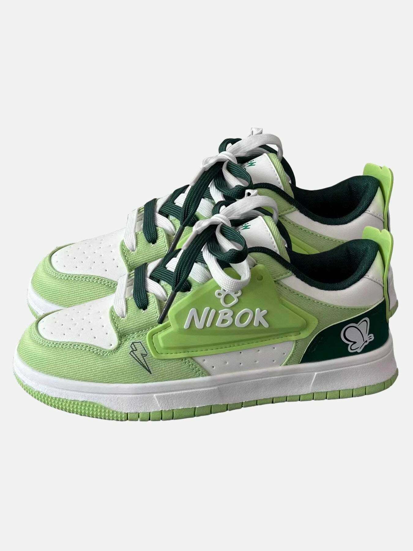 Avocado Streetwear Shoes: Vibrant Gen Z K-POP Y2K Fashion