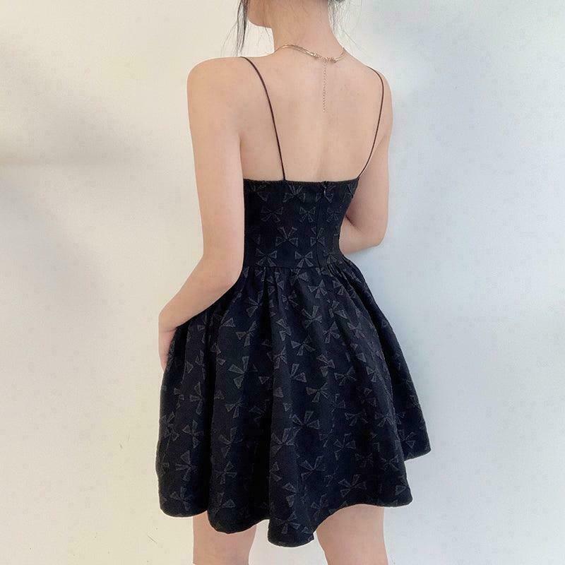 Black Kitten Fairycore Princess Dress | Gen Z K-POP Streetwear Y2K