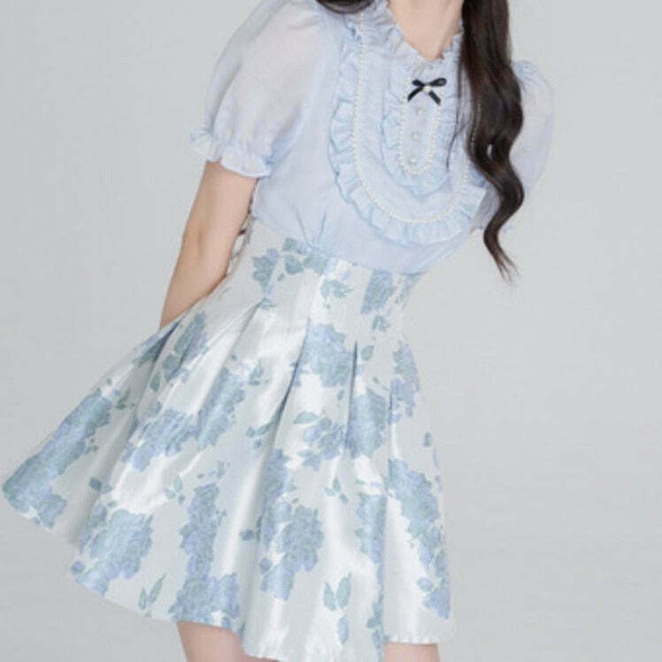 Blue Belle Cottagecore Princesscore Fairycore Kawaii Dress