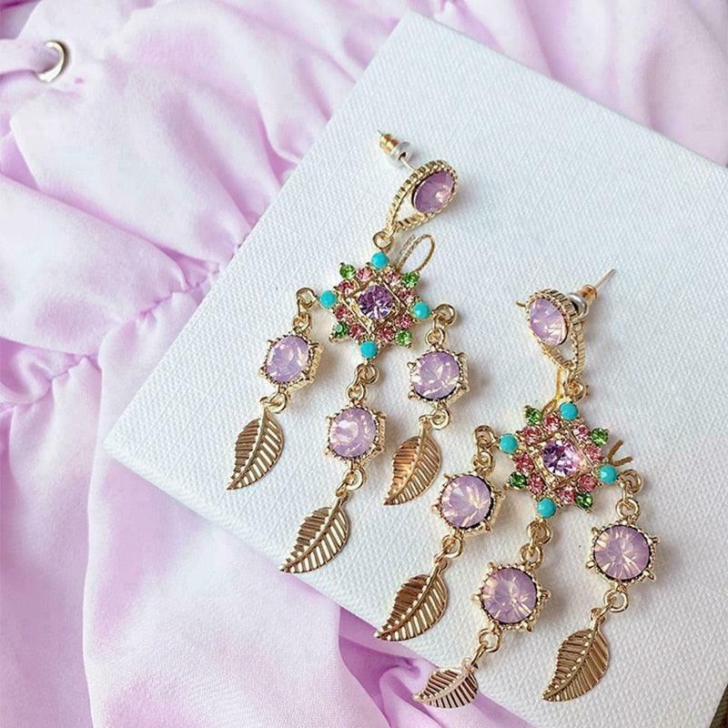 Boho Chic Fairycore Earrings for Gen Z and K-POP Fashion