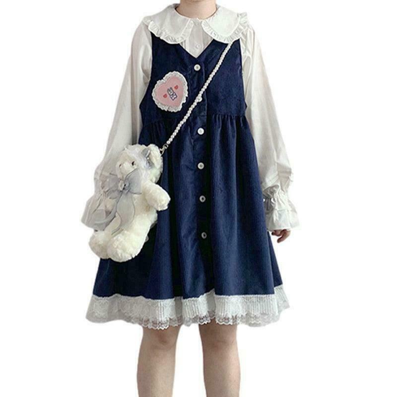 Bunny Fairycore Princesscore Cottagecore Dress for Gen Z Fashionistas