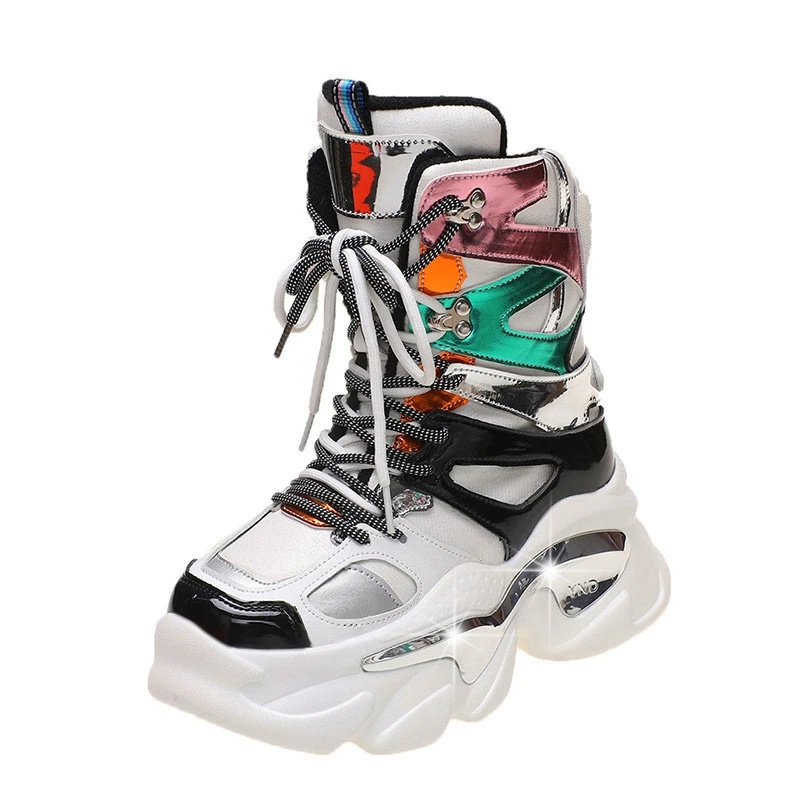 Chunky High Top Sneakers for Gen Z: K-POP Streetwear & Y2K Fashion