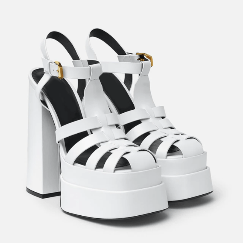 Chunky Platform Heels: Trendy Gen Z K-POP Streetwear Y2K Style