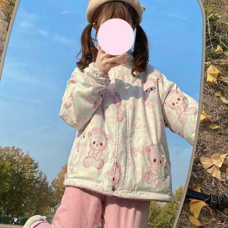 Cozy Baby Bear Sweater: Gen Z K-POP Streetwear Y2K Fashion