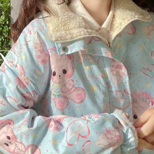 Cozy Baby Bear Sweater: Gen Z K-POP Streetwear Y2K Fashion