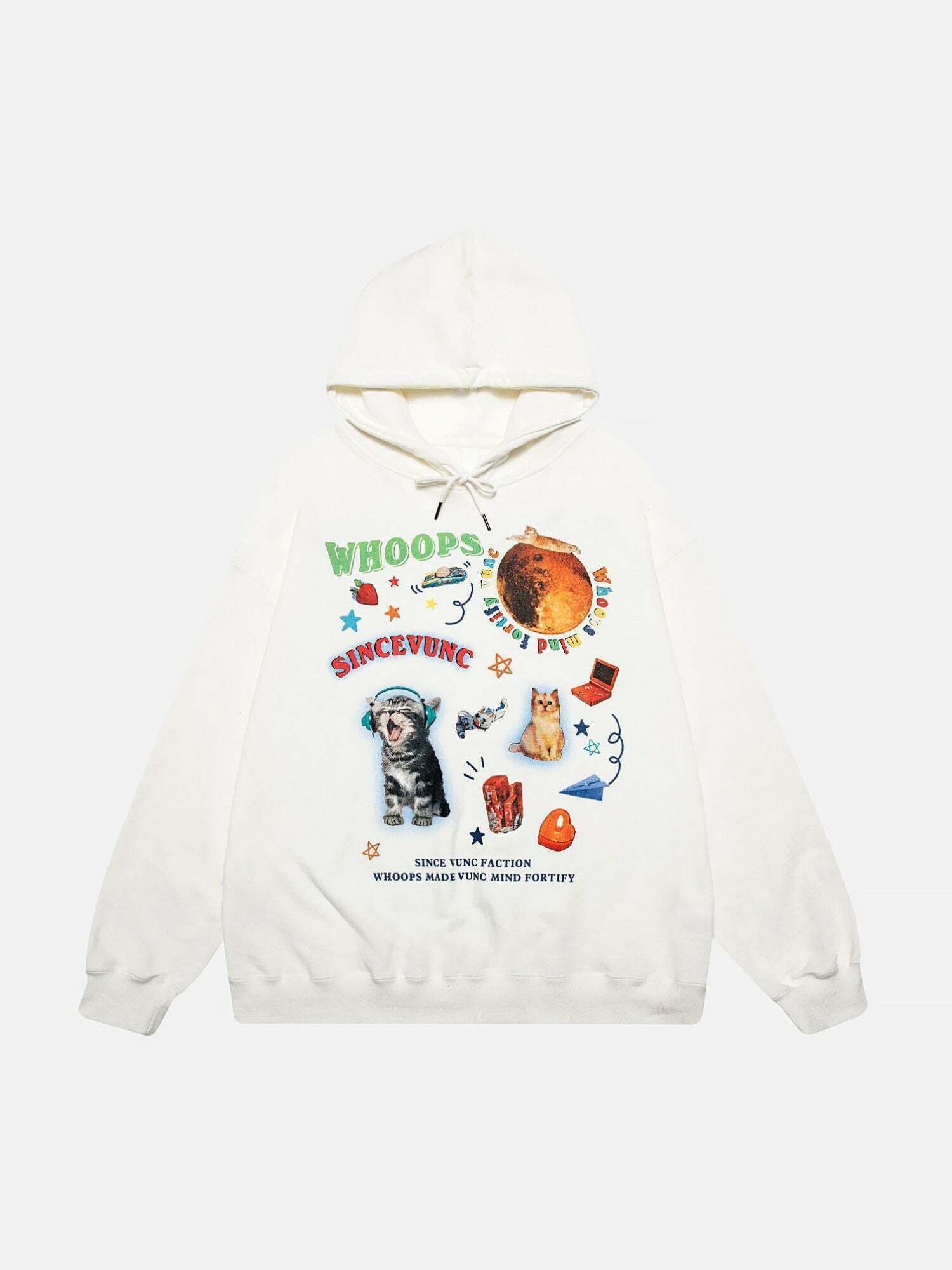 Digital Age Hoodie: American Sweet & Cool Style for Gen Z Fashion