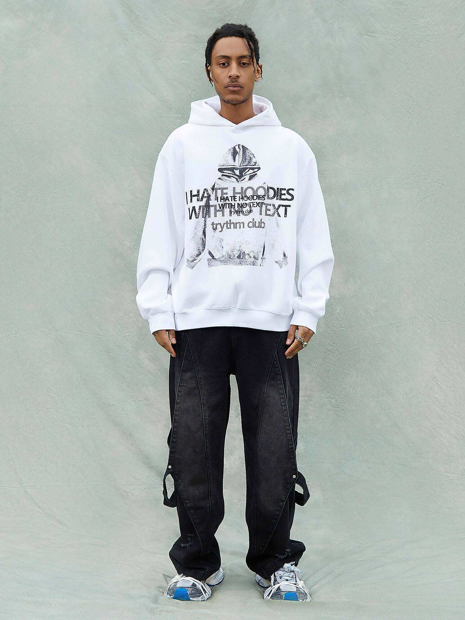 Double Print Fun Lettering Hoodie for Gen Z Fashion - Y2K Streetwear