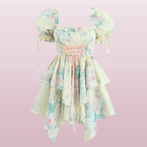 Emelia's Ivy Rose Cottagecore Princess Kawaii Dress