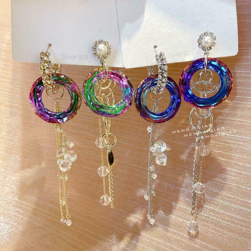 Fae Pirate Spyglass Earrings: Gen Z K-POP Streetwear Y2K Fashion