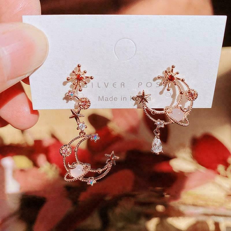 Fairycore Gen Z K-POP Streetwear Earrings for Y2K Fashion