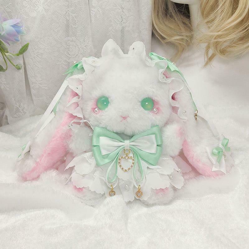 Fairycore Princess Bag for Gen Z: Innocent Bunny Friend in Y2K Streetwear Style