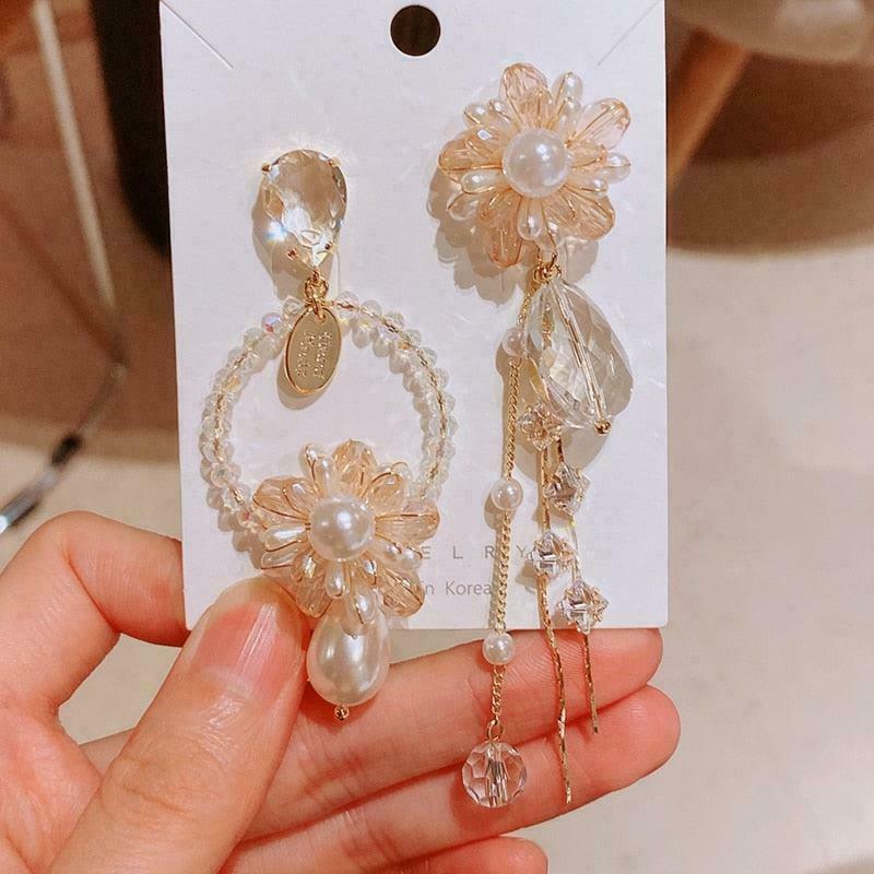 Fairycore Princesscore Earrings: Gen Z K-POP Streetwear Y2K Fashion