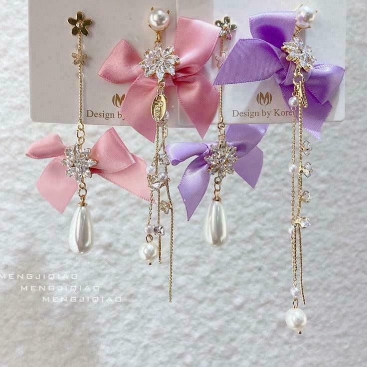 Fairycore Princesscore Earrings: Trendy Gen Z K-POP Streetwear