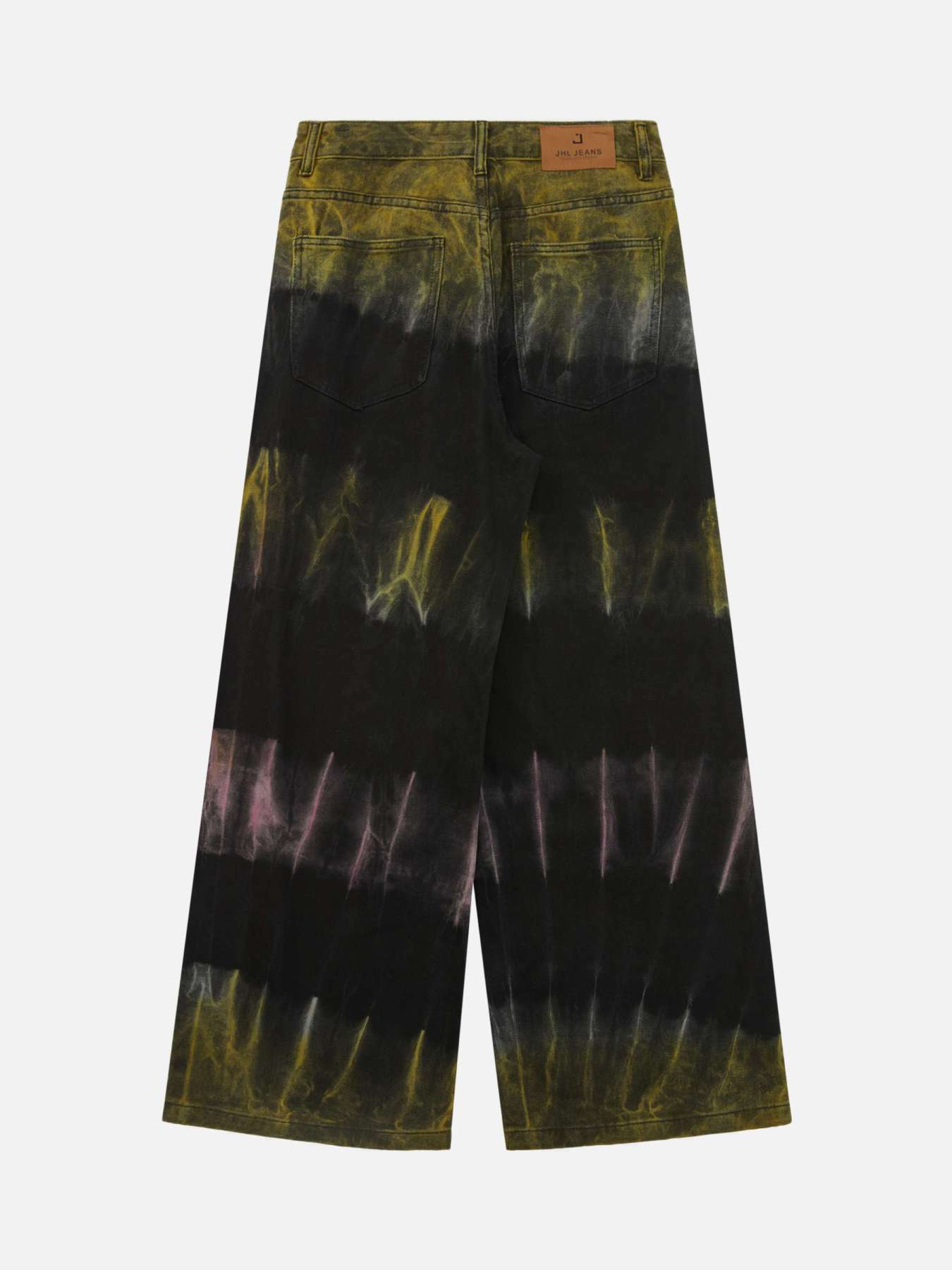 Gen Z Graffiti Tie-Dye Streetwear Jeans for K-POP & Y2K Style