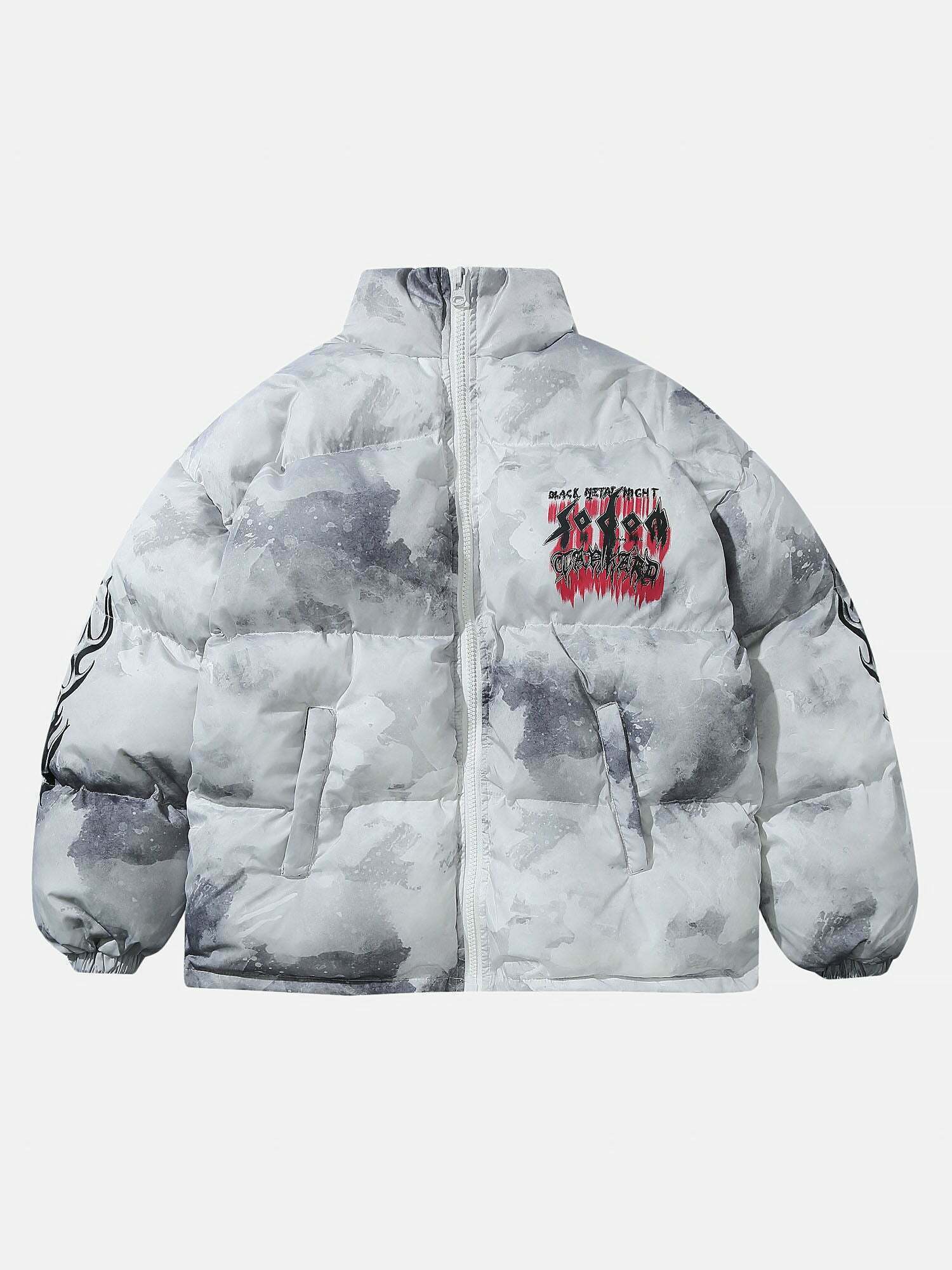 Gen Z K-POP Streetwear: Blood Castle Y2K Cotton Jacket