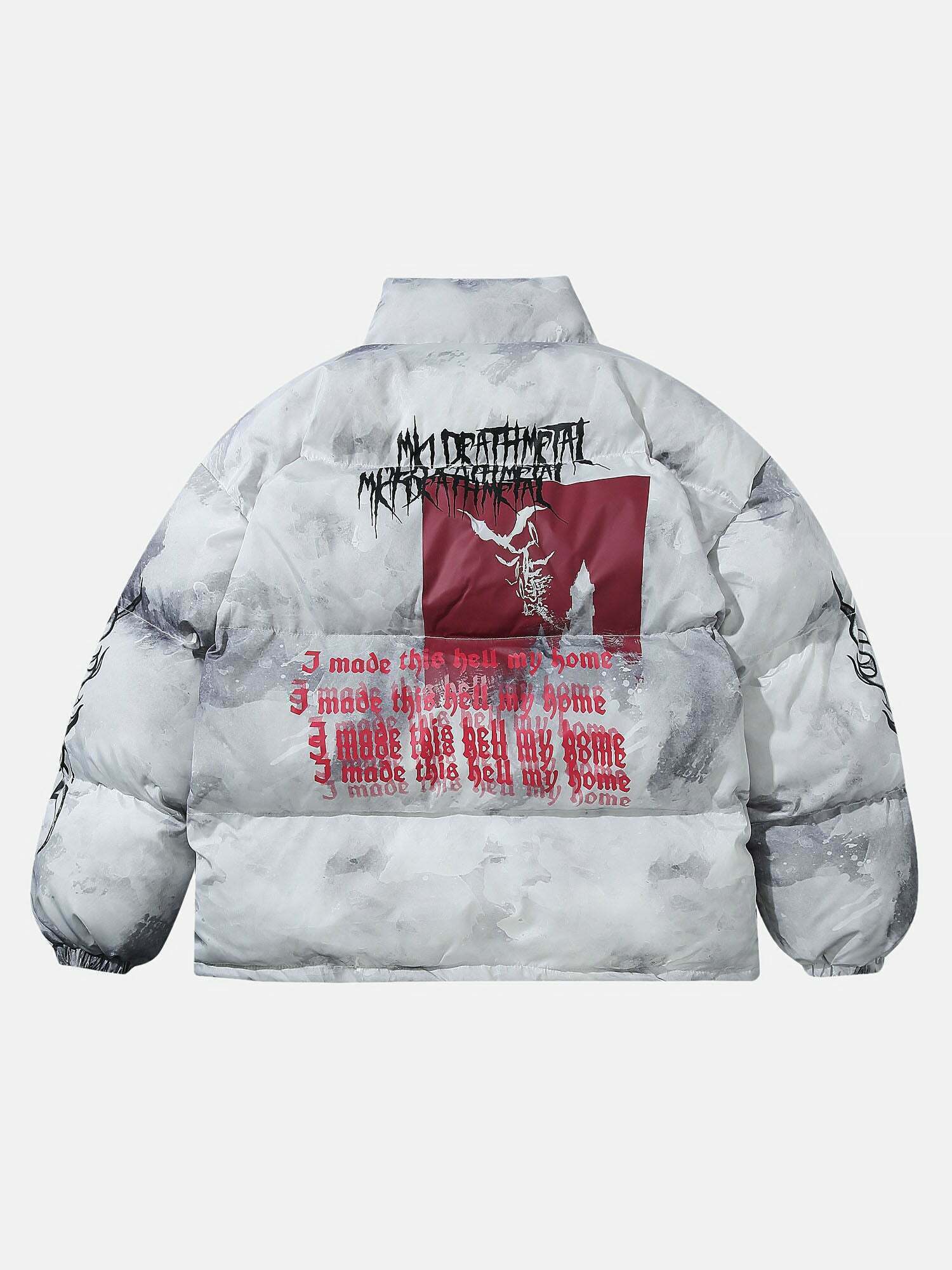 Gen Z K-POP Streetwear: Blood Castle Y2K Cotton Jacket