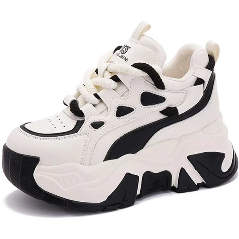 Gen Z K-POP Streetwear: Christie Platform Sneakers for Y2K Style