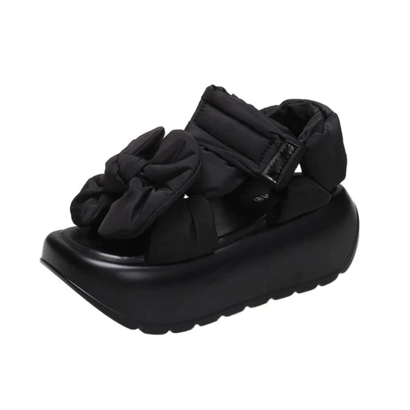 Gen Z K-POP Streetwear: Cloudwalkers Y2K Platform Sandals