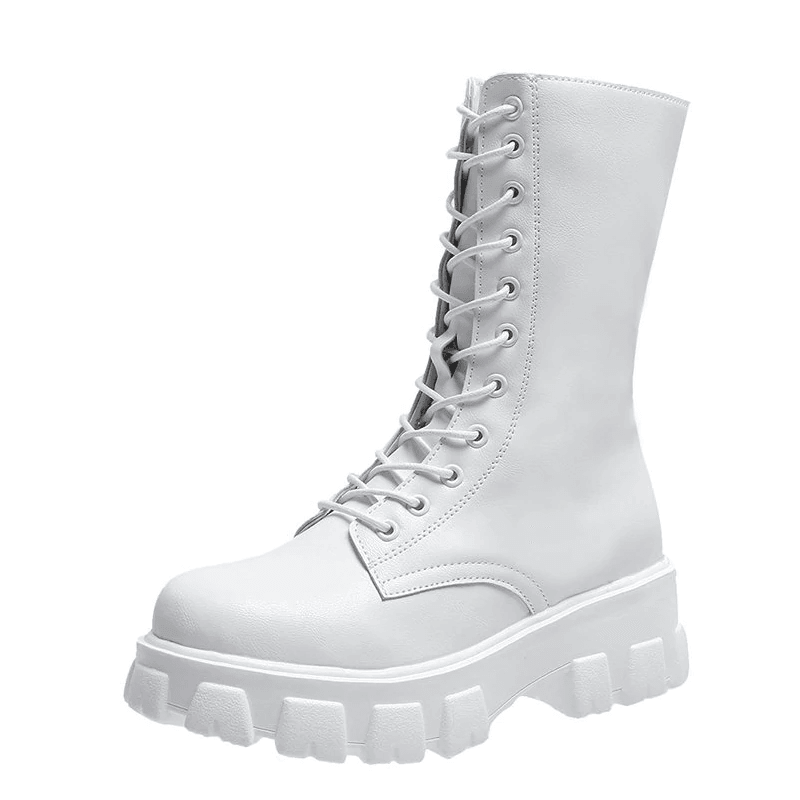 Gen Z K-POP Streetwear: Geneva Winter Boots for Y2K Fashion