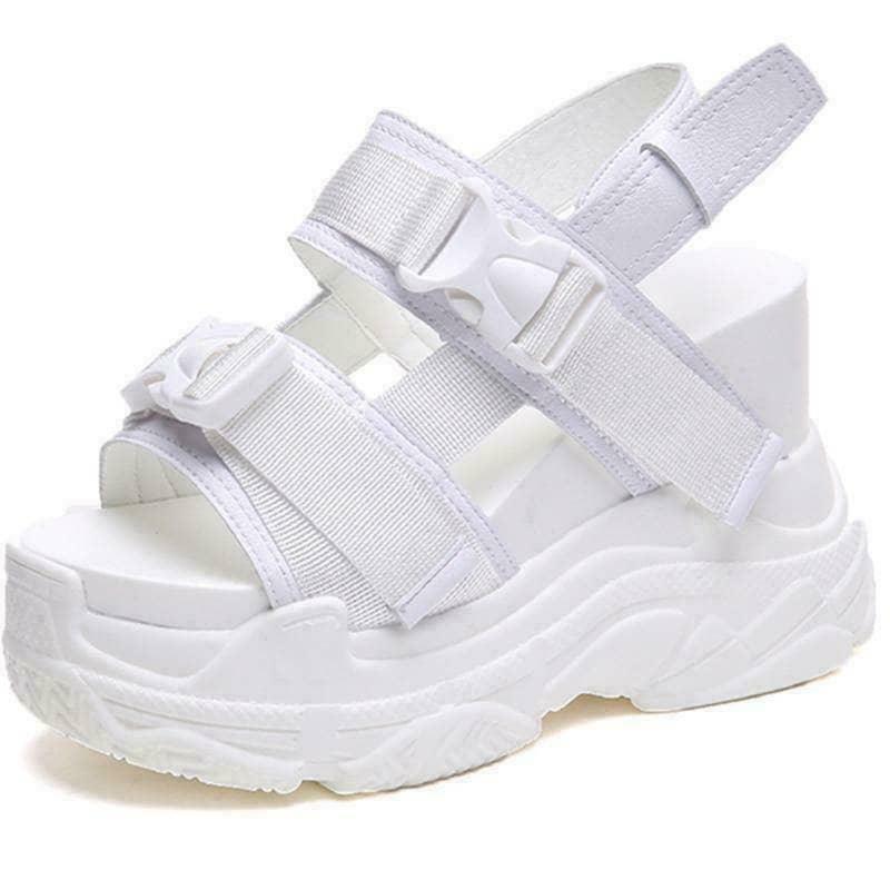 Gen Z K-POP Streetwear: Jackson Wedge Sandals for Y2K Fashion