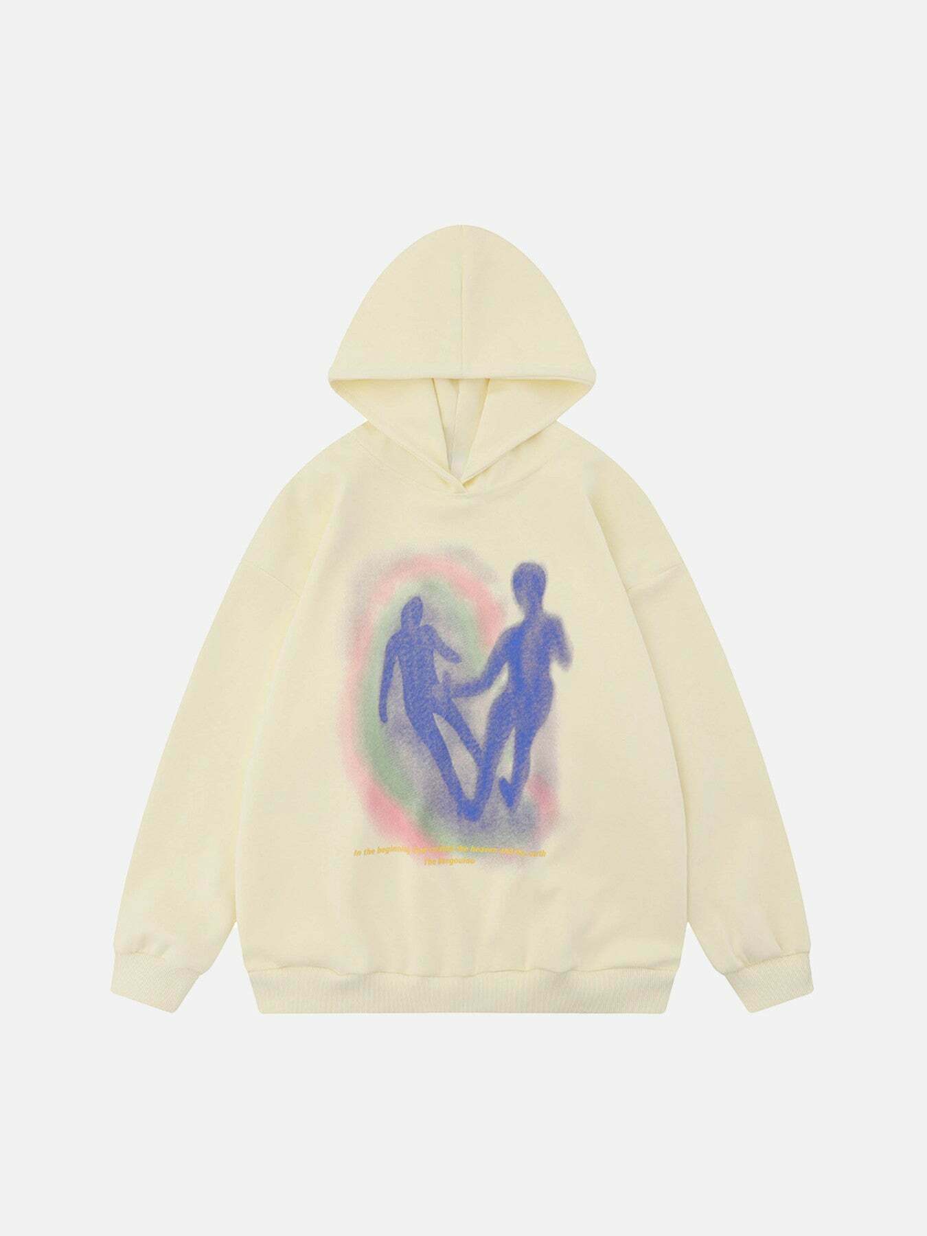 Gen Z K-POP Streetwear: Mannequin Ghost Hoodie for Y2K Style