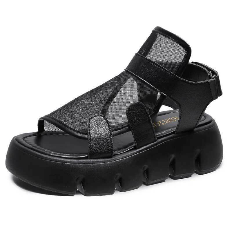 Gen Z K-POP Streetwear: Mariposa Y2K Platform Sandals