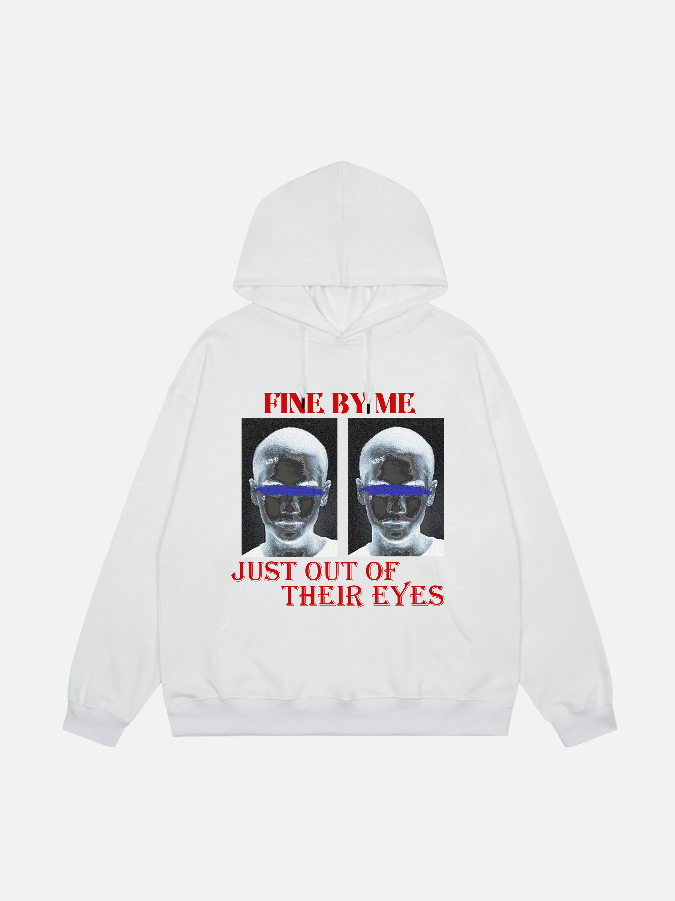 Gen Z K-POP Streetwear: Retro Boys' Printed Hoodie