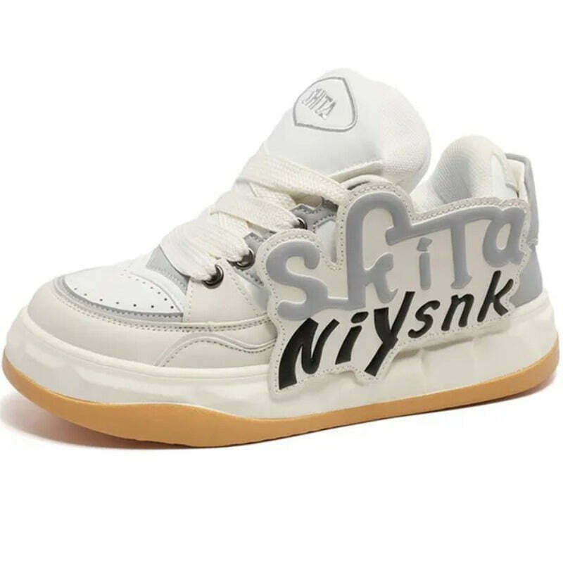 Gen Z K-POP Streetwear: Skita Niy Y2K Style Sneakers