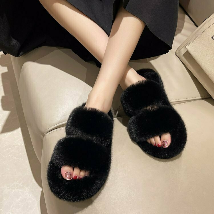 Gen Z K-POP Streetwear: Stylish Plush Flats for Comfort & Breathability