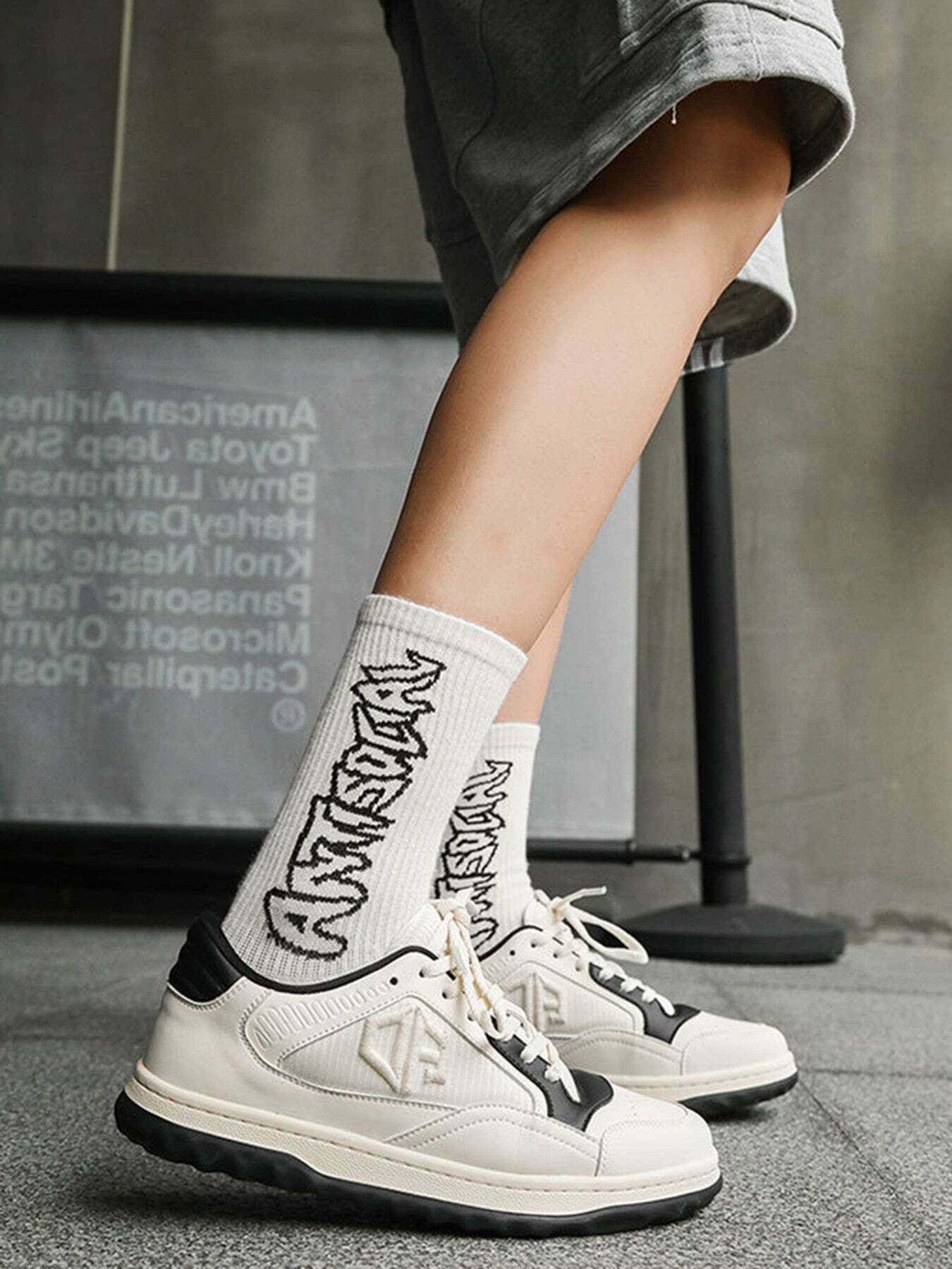 Gen Z K-POP Streetwear: Stylish Y2K Casual Sneakers