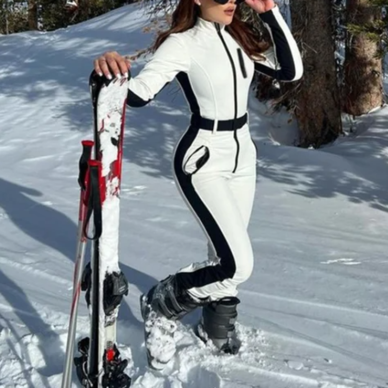 Gen Z K-POP Streetwear: Trendy Ski Jumpsuit for Y2K Fashion