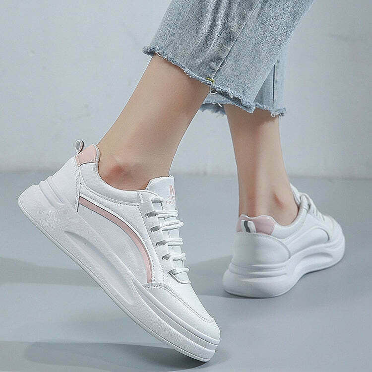 Gen Z K-POP Streetwear: Trendy Student Sneakers for Casual Sports