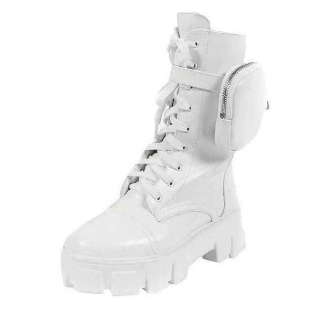 Gen Z K-POP Streetwear: Y2K Style Destin Rave Boots