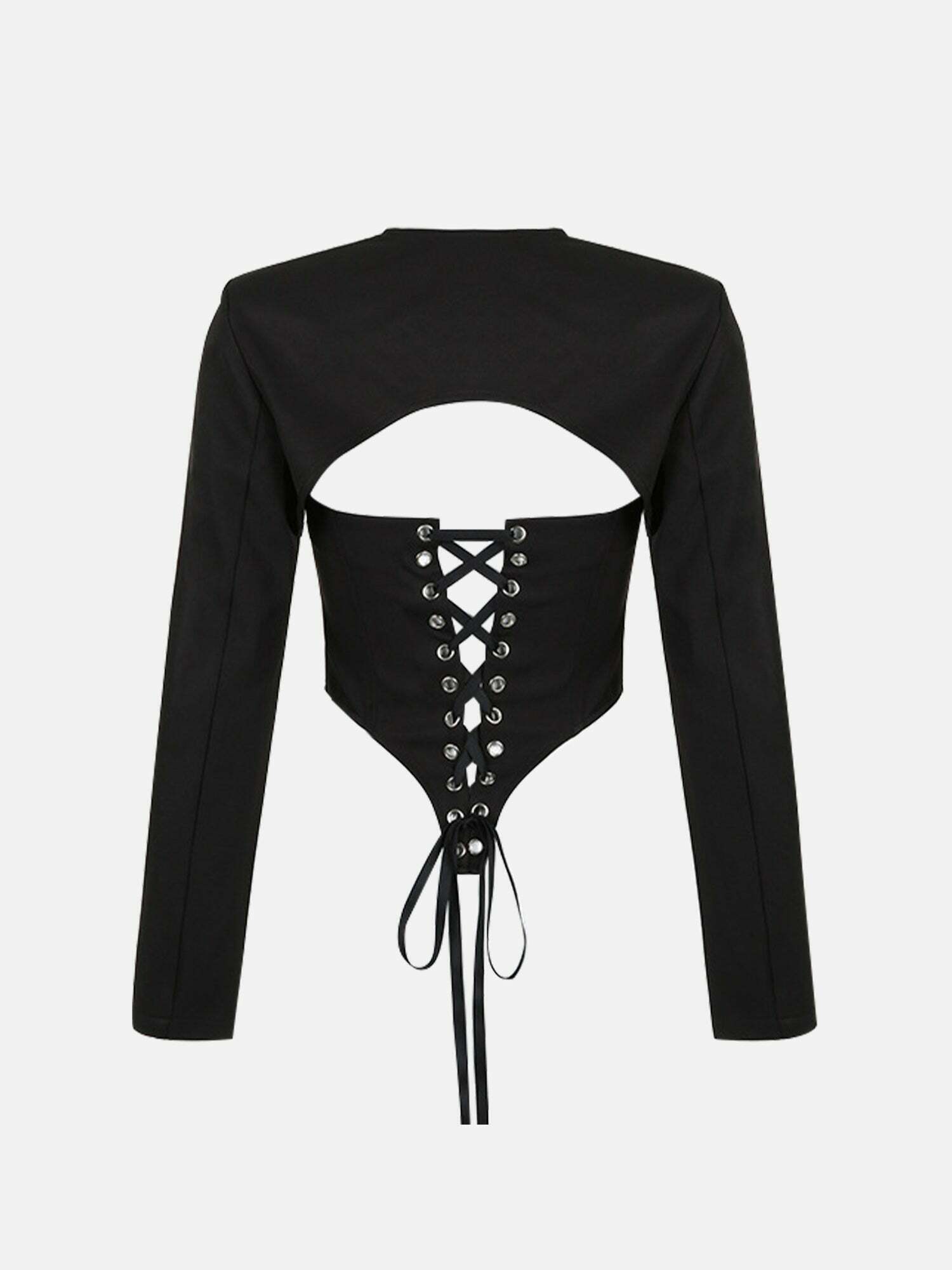 Gen Z K-POP Y2K Strappy Detachable Two-piece Blouse