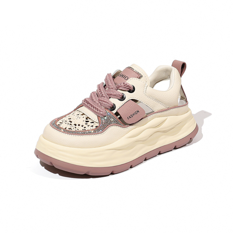 Gen Z Lace-Up Sandals: Trendy K-POP Streetwear for Y2K Fashion