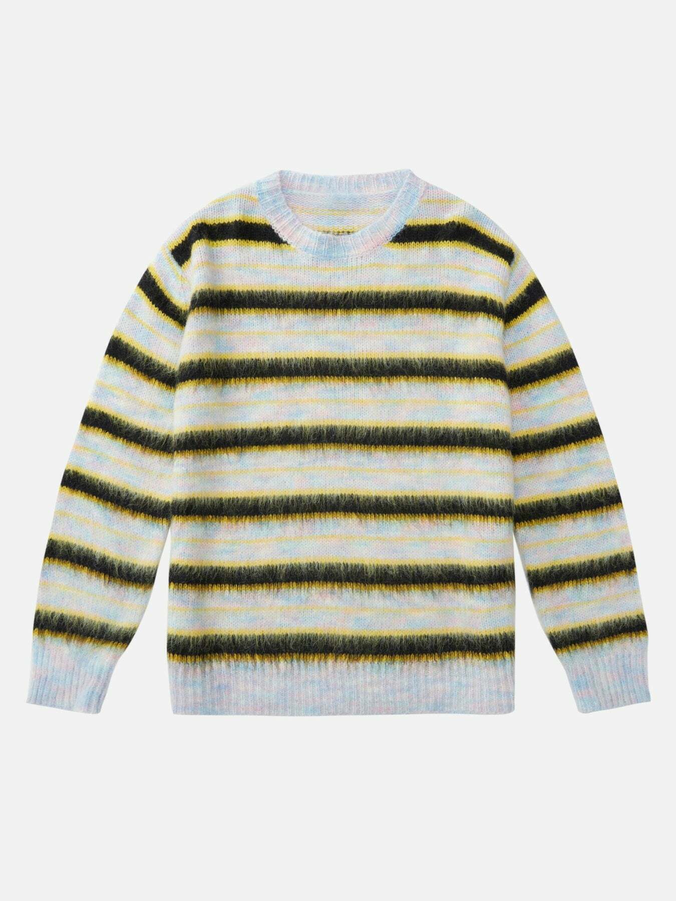 Gen Z Streetwear: Color Contrast Striped Sweater for K-POP & Y2K Fashion