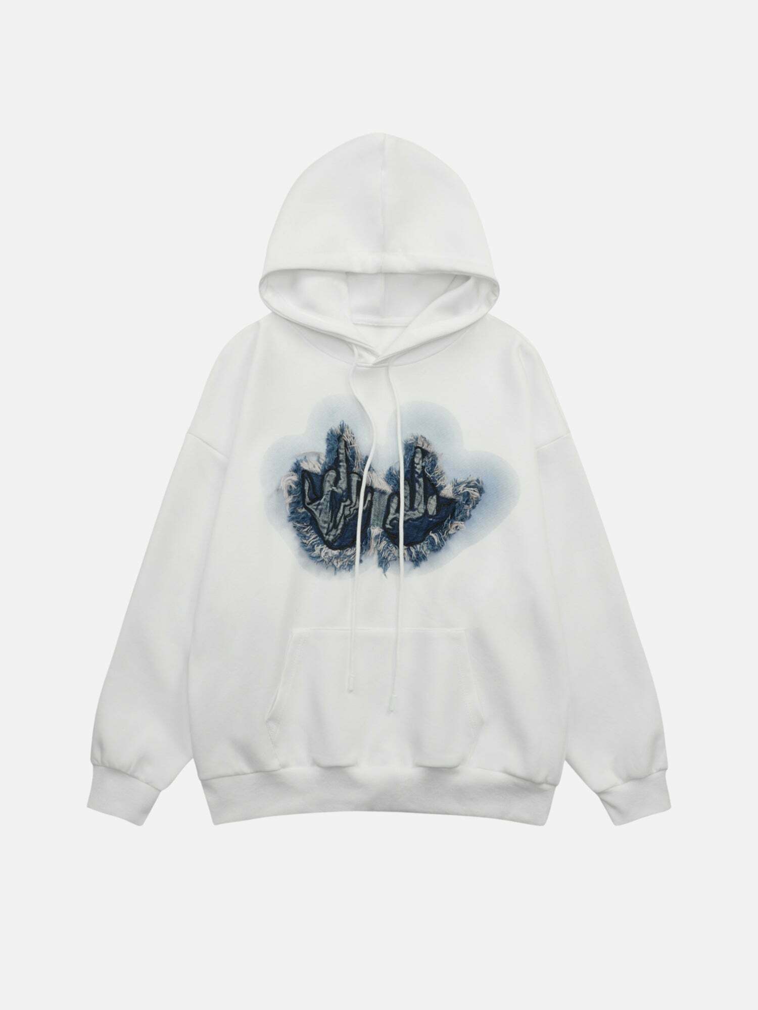 Gen Z Streetwear: Embroidered Patch Hoodie for K-POP Fashion