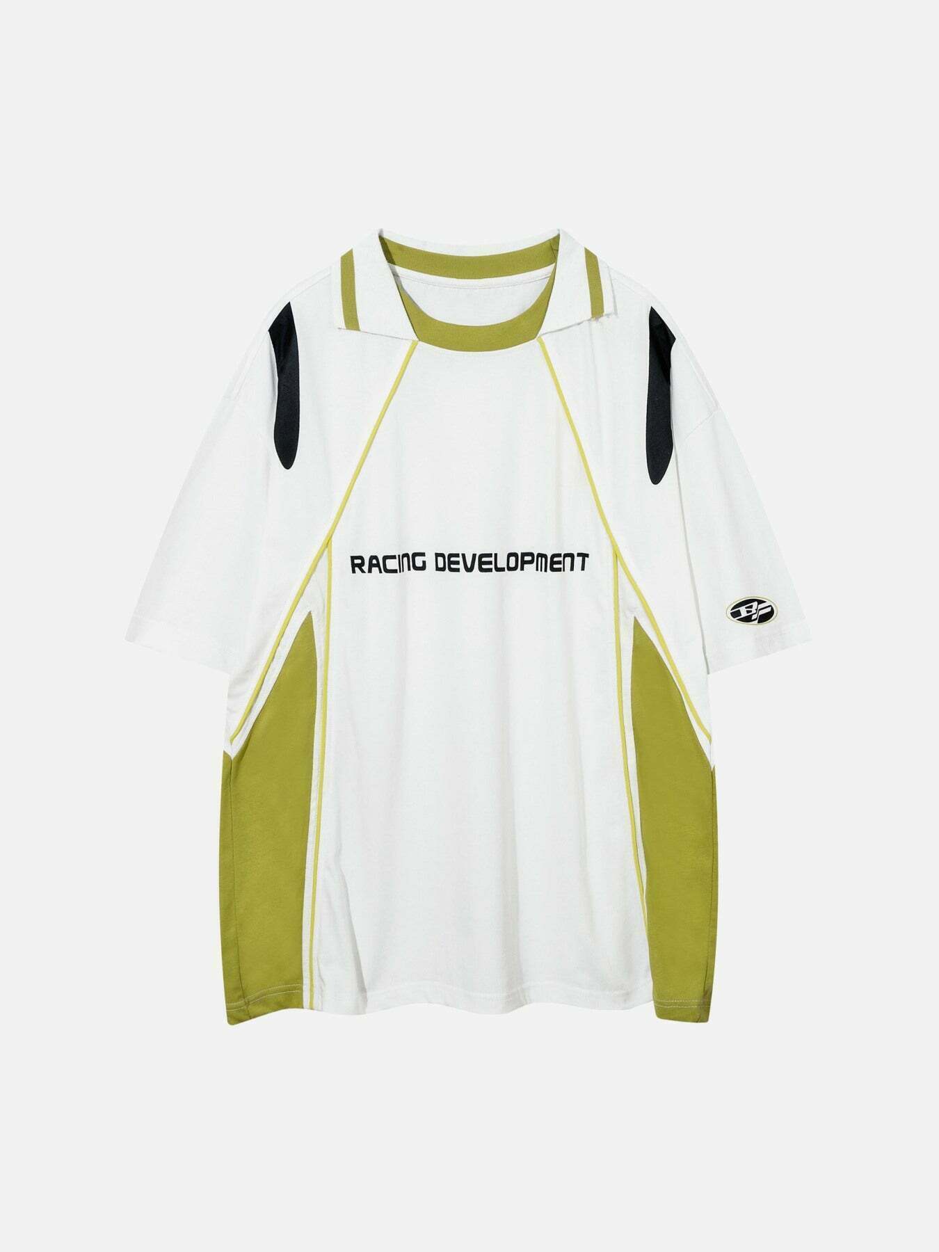 Gen Z Streetwear: Hip-hop Loose Sports Casual T-shirt for K-POP & Y2K Fashion