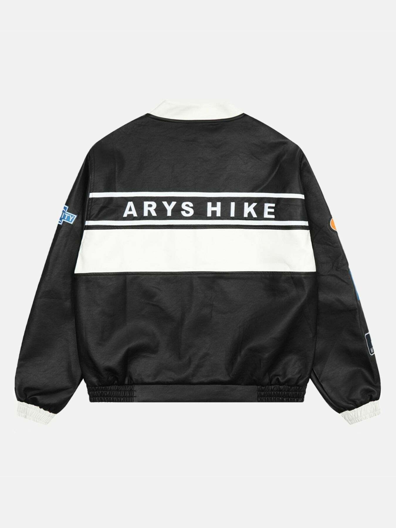 Gen Z Streetwear: Trendy Biker Style Leather Jacket for K-POP & Y2K Fashion