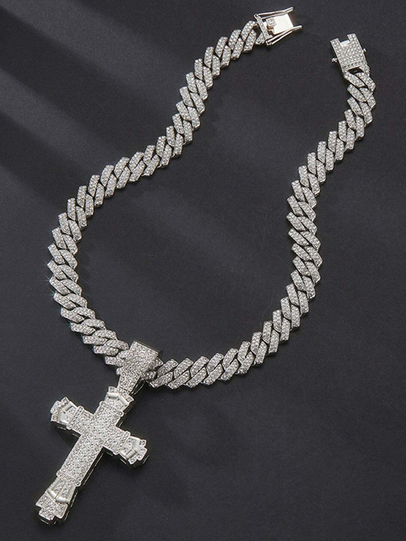 Gen Z Streetwear: Trendy Cross Necklace for K-POP & Y2K Fashion