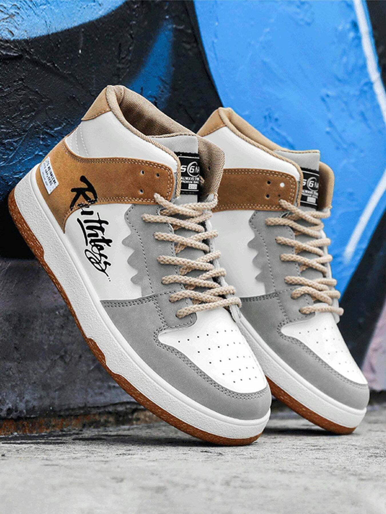 Gen Z Streetwear: Trendy Graffiti Board Shoes for K-POP & Y2K Fashion