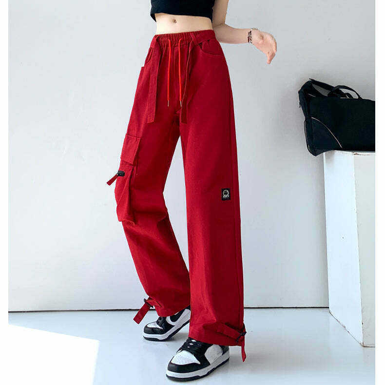 Gen Z Streetwear: Wide Leg Cargo Pants for Hip Hop Style