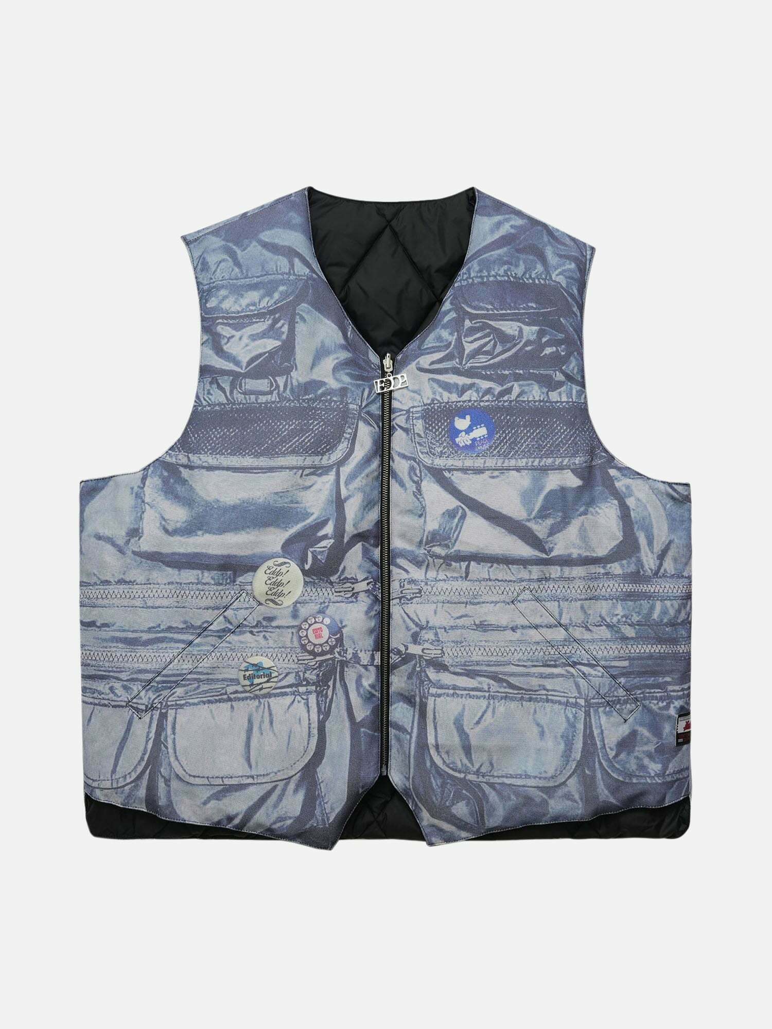 Gen Z Streetwear: Y2K Style Two-Wear Casual Vest for K-POP Fashion