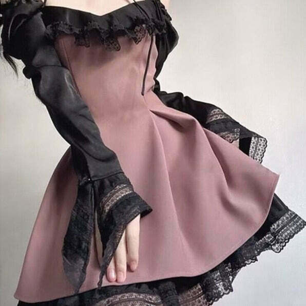 Gothic Kawaii Princess Dress for Gen Z Streetwear Style