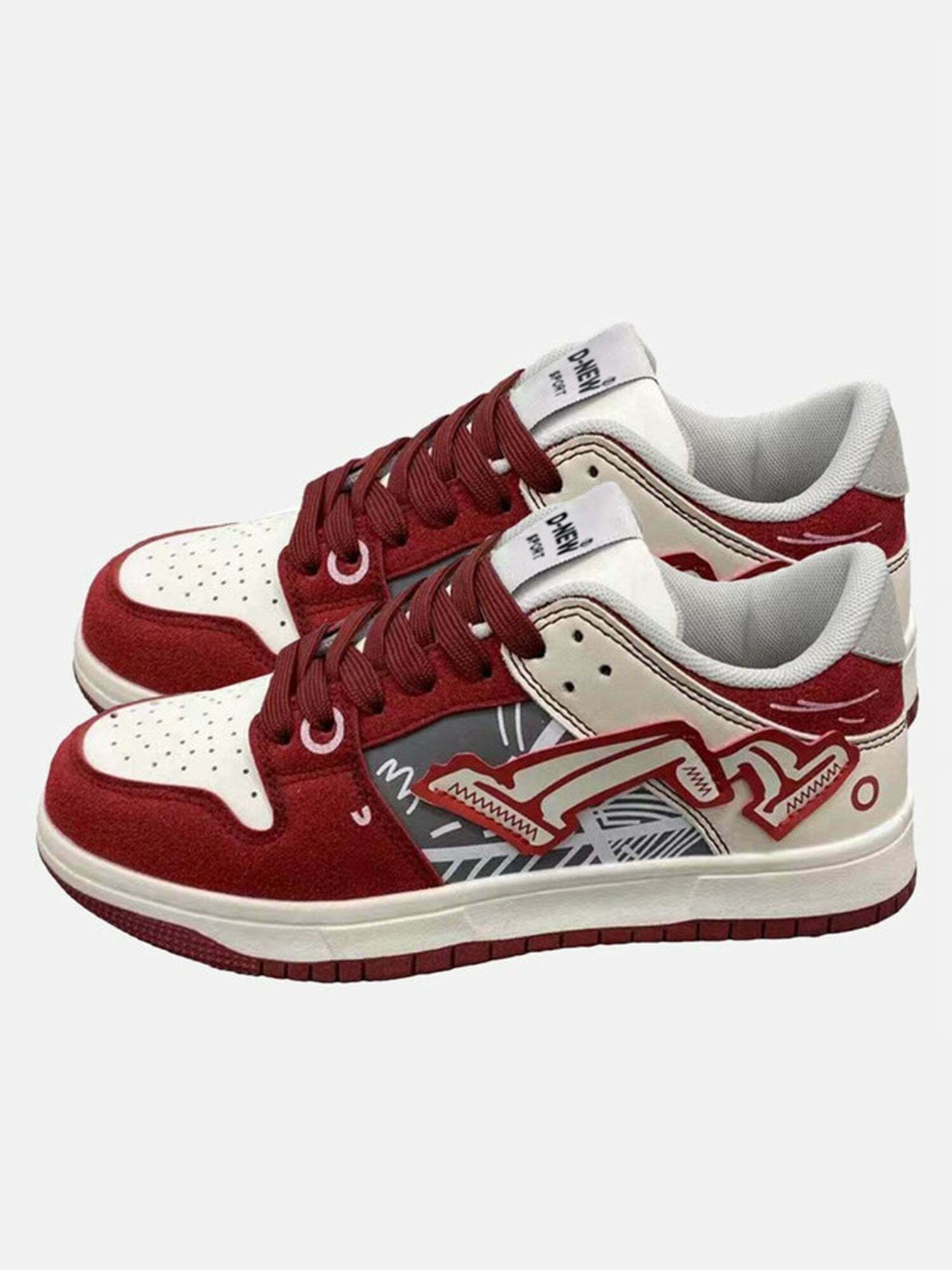 Graffiti Streetwear Shoes for Gen Z Couples