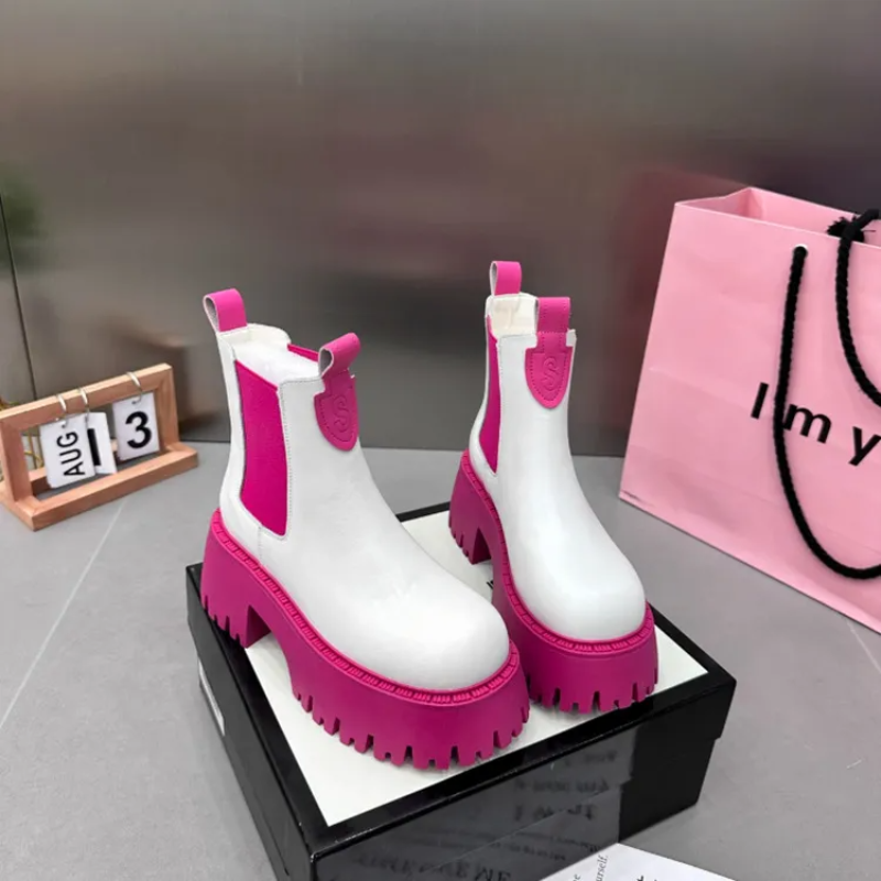 K-POP Candy Platform Boots for Gen Z Streetwear & Y2K Fashion