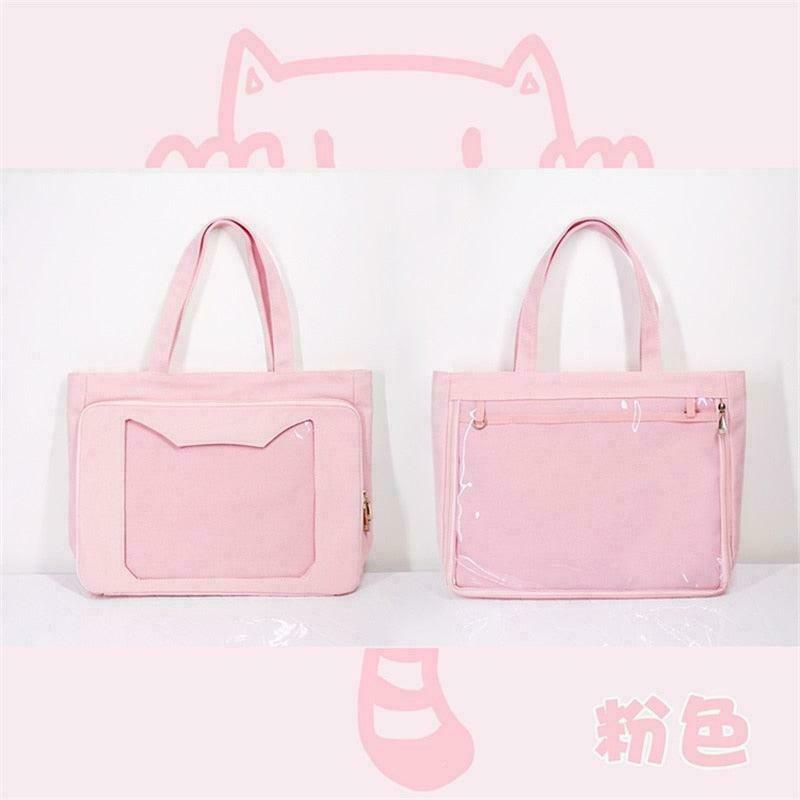 K-POP Inspired Neko Window Princesscore Streetwear Bag for Gen Z Fashion