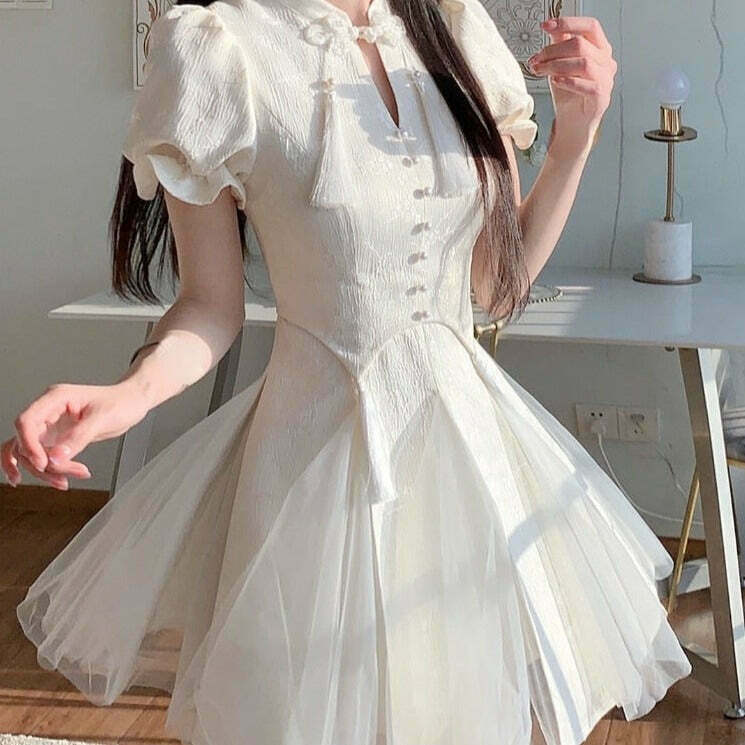 Kawaii Angelcore Princess Dress for Gen Z Streetwear