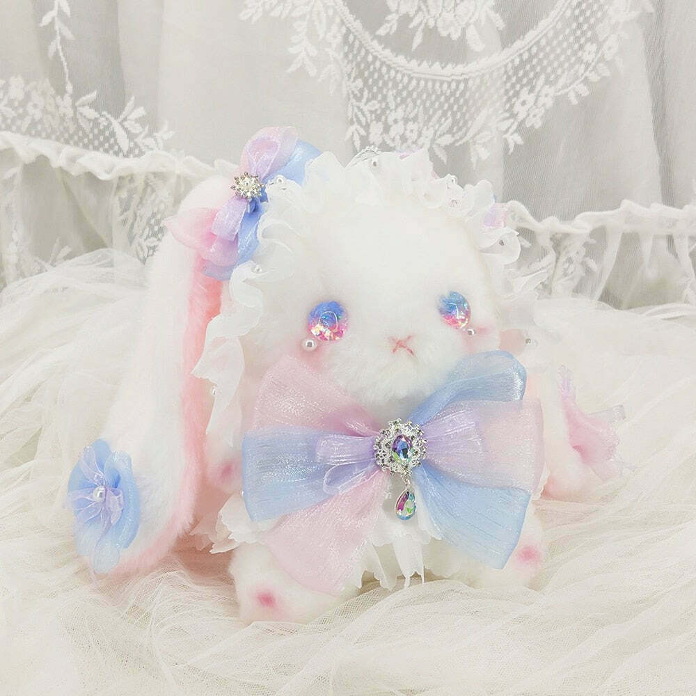 Kawaii Aurora Borealis Bunny Bag for Gen Z Streetwear Fashion